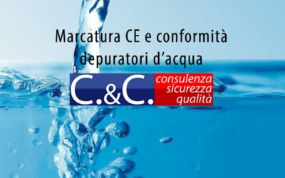 Marcatura CE e conformità depuratori d’acqua