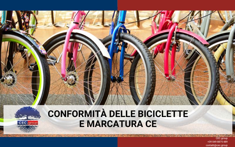 Conformità delle biciclette e marcatura CE