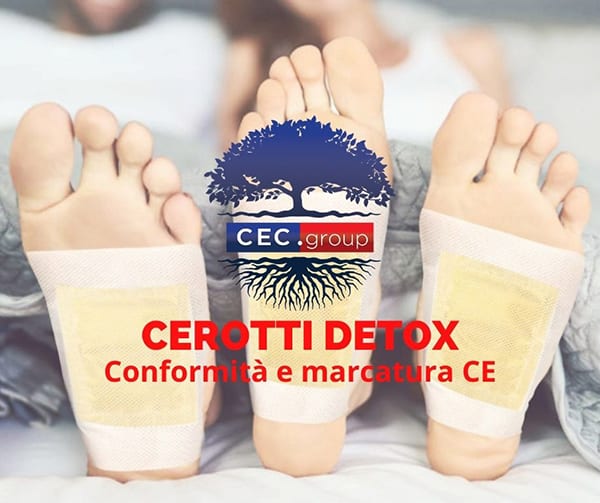 Marcatura CE cerotti detox