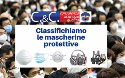Mascherine con marcatura CE e classe di protezione
