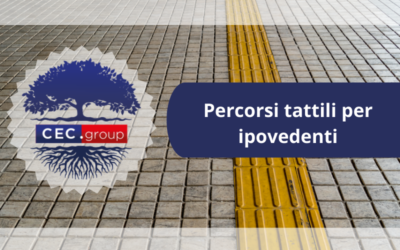 Marcatura CE percorso tattile per ipovedenti
