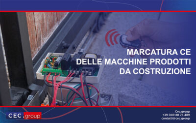 Marcatura CE macchine prodotti da costruzione