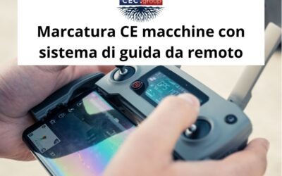 Marcatura CE macchine con guida remota