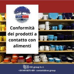 conformità prodotti a contatto con elementi