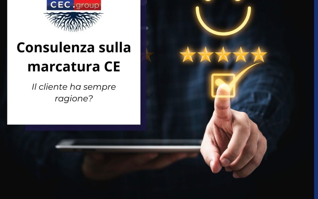 Consulenza sulla marcatura CE