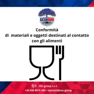 conformità materiali e oggetti in contatto con alimenti