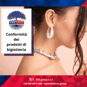 conformità dei prodotti di bigiotteria 