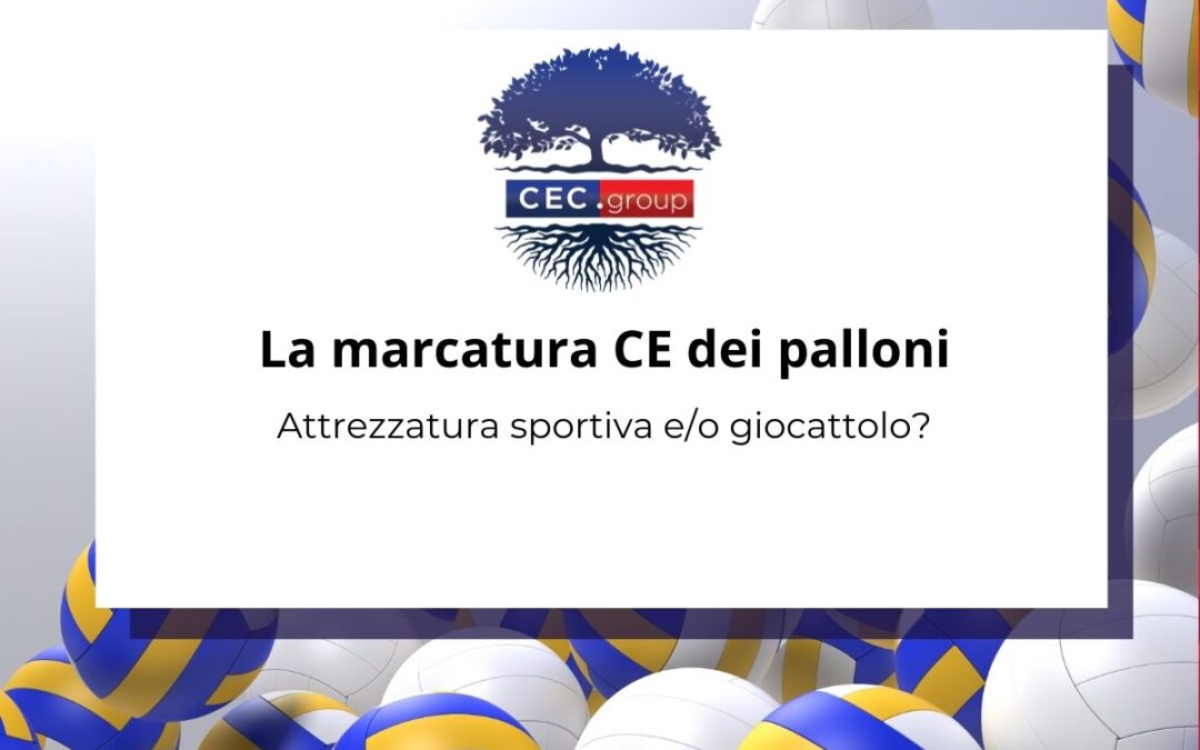 Marcatura CE palloni
