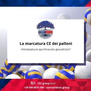 marcatura ce palloni