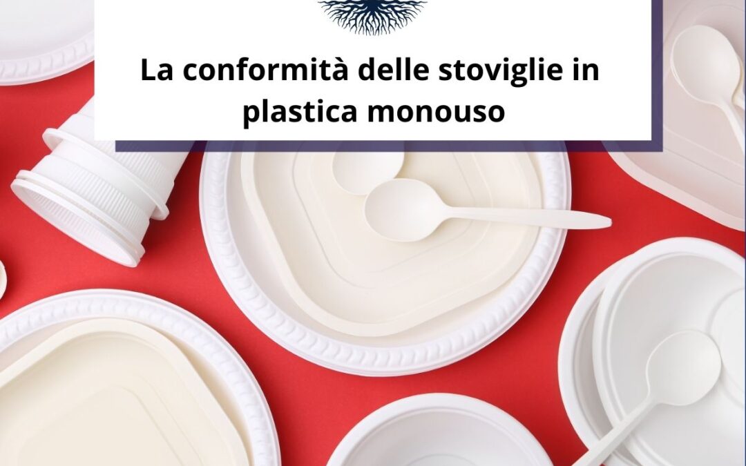 Conformità delle stoviglie in plastica monouso
