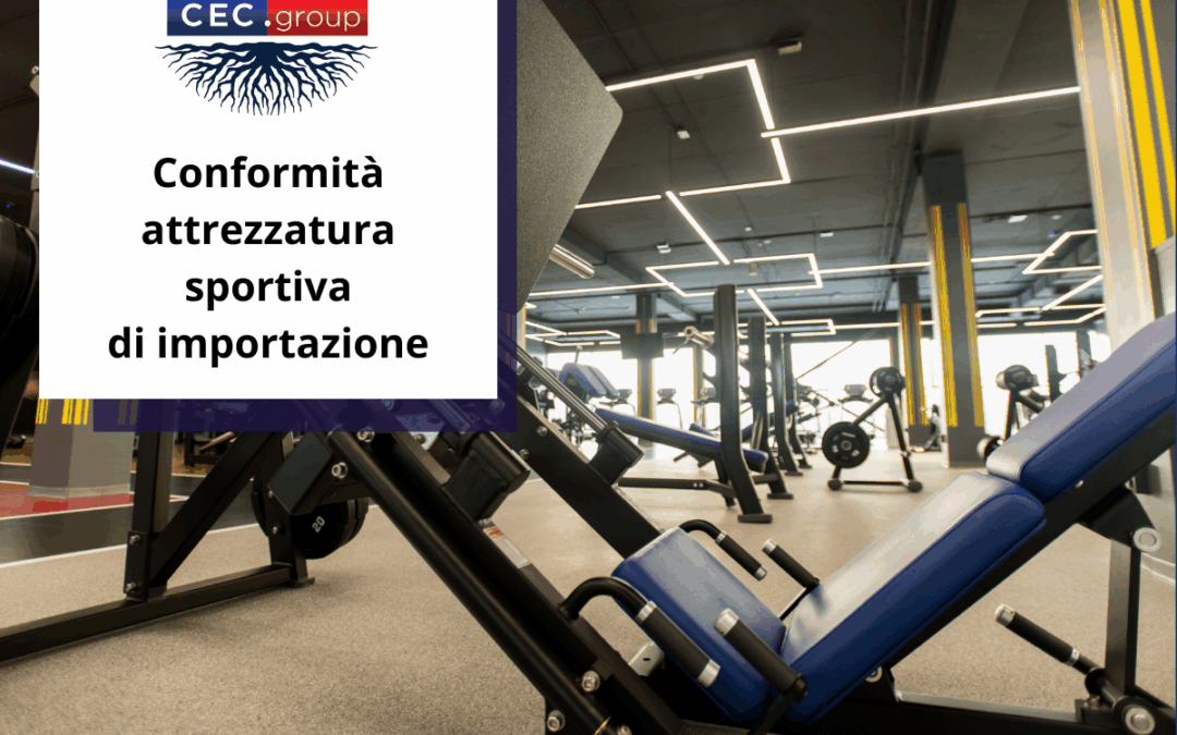 La conformità di attrezzatura sportiva di importazione