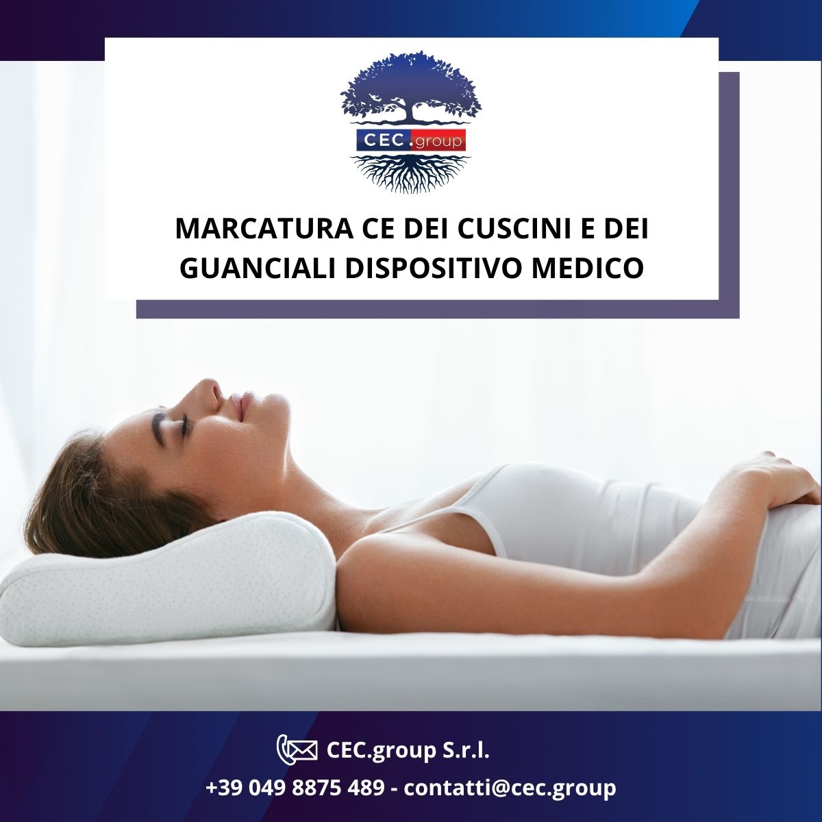 MARCATURA CE DEI CUSCINI E DEI GUANCIALI DISPOSITIVO MEDICO