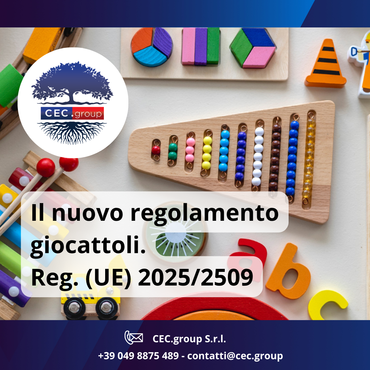 Regolamento 2025/2509 il nuovo regolamento giocattoli